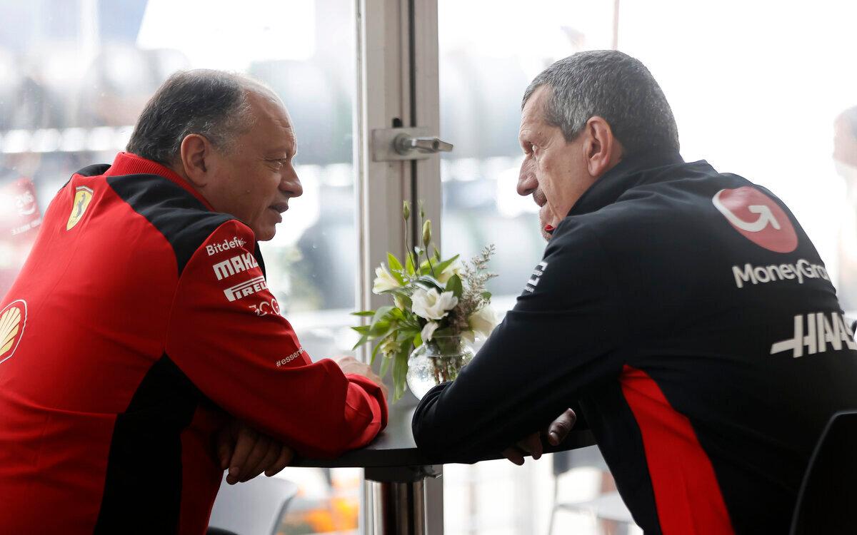 Günther Steiner a Frédéric Vasseur