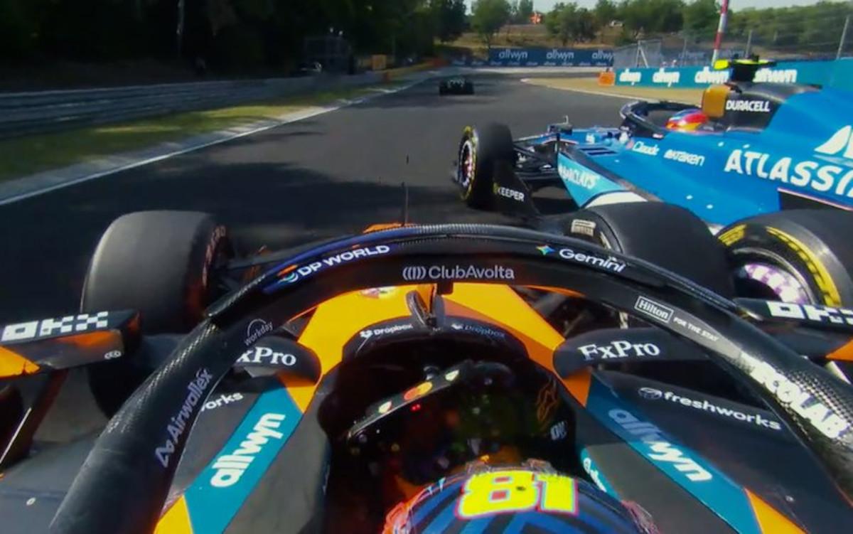 Lando Norris a Carlos Sainz