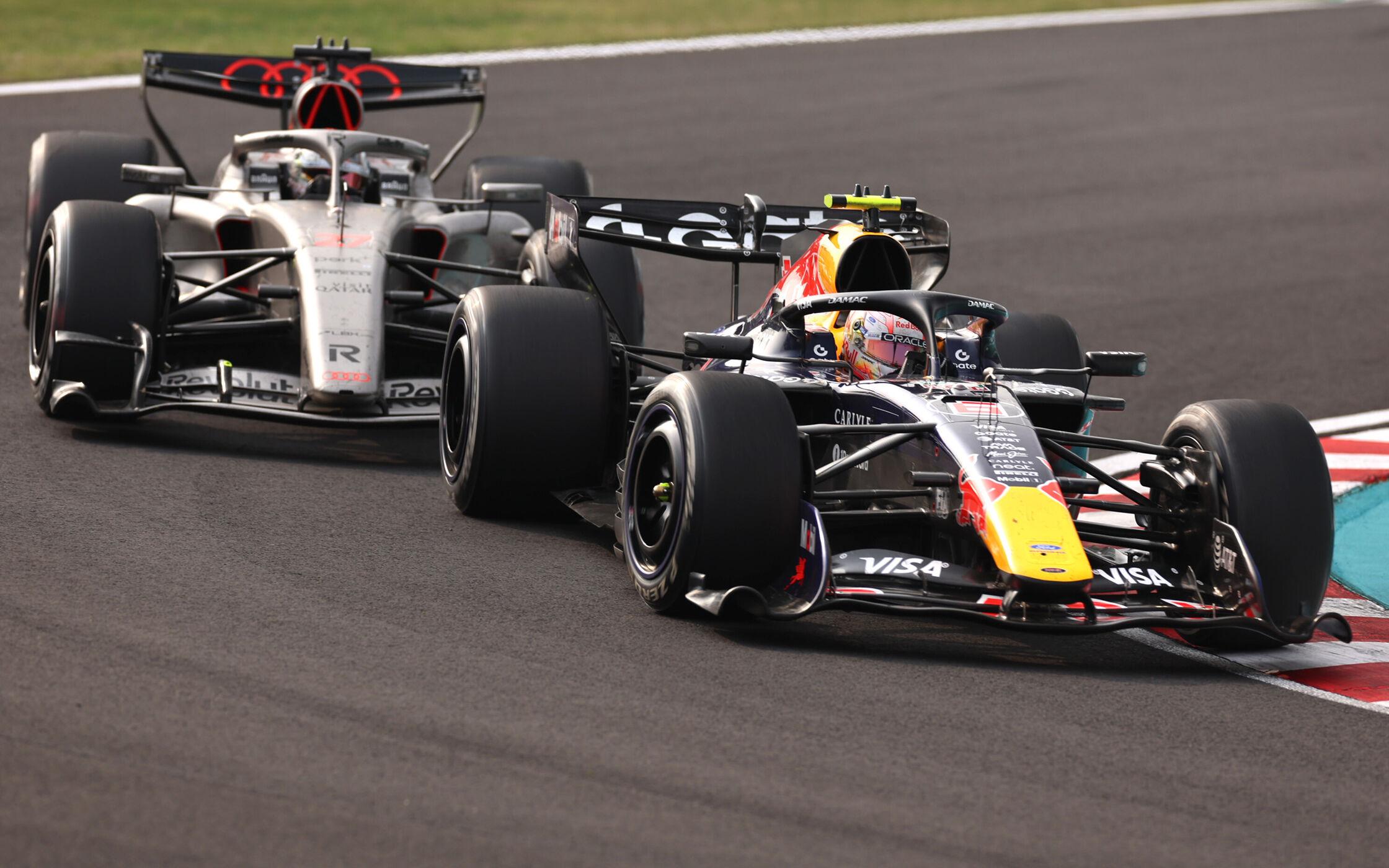 Isack Hadjar pred Nicom Hülkenbergom