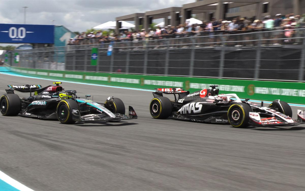 Lewis Hamilton a Kevin Magnussen