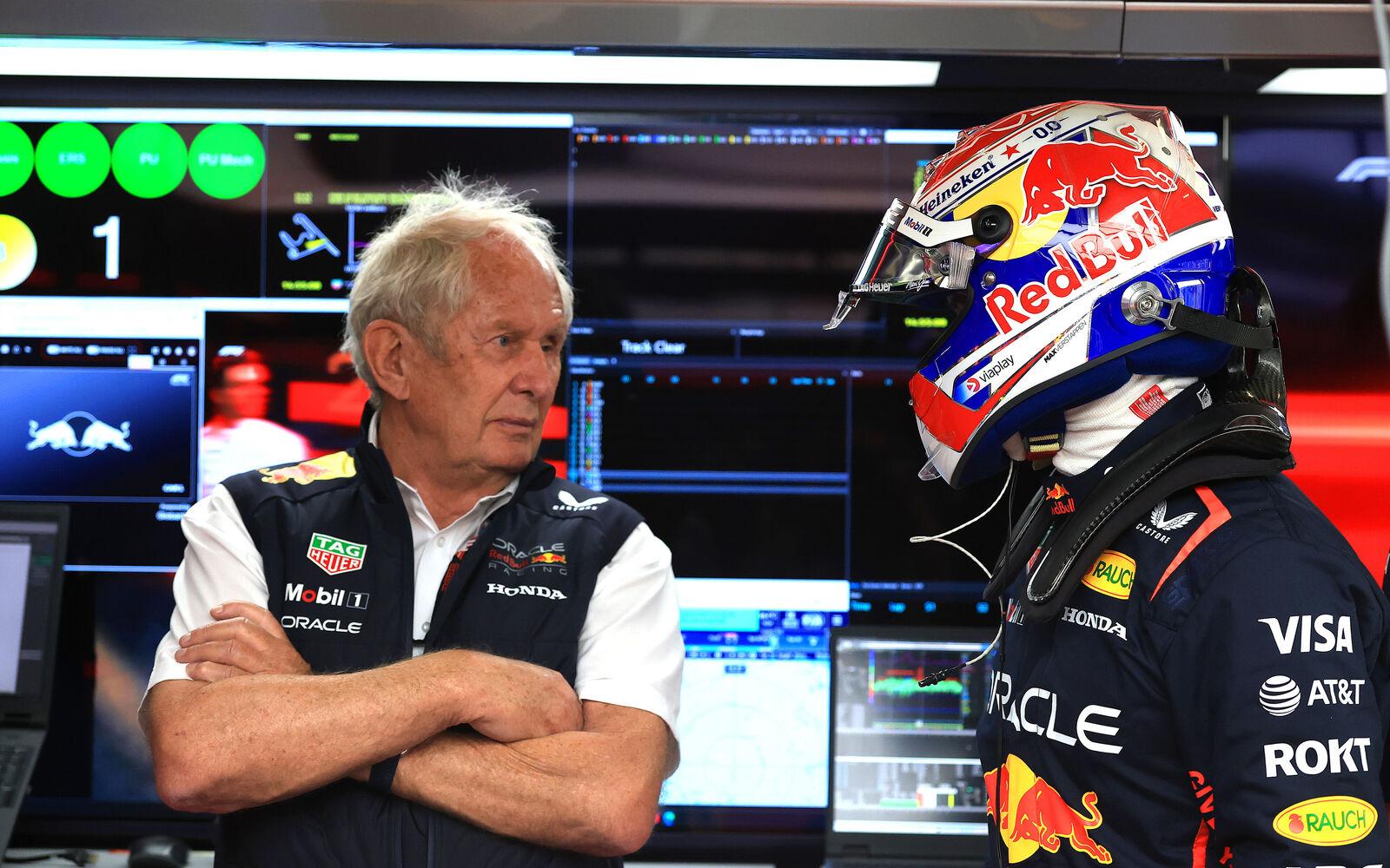 Helmut Marko a Max Verstappen