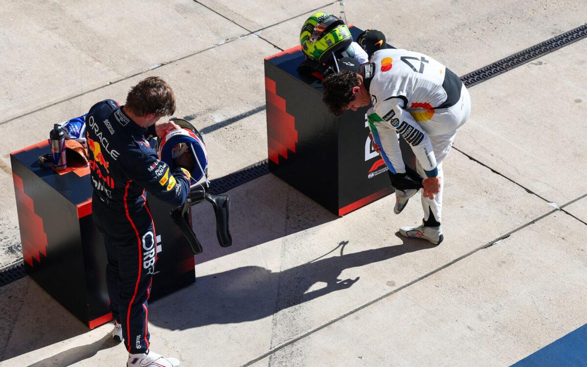 Max Verstappen a Lando Norris