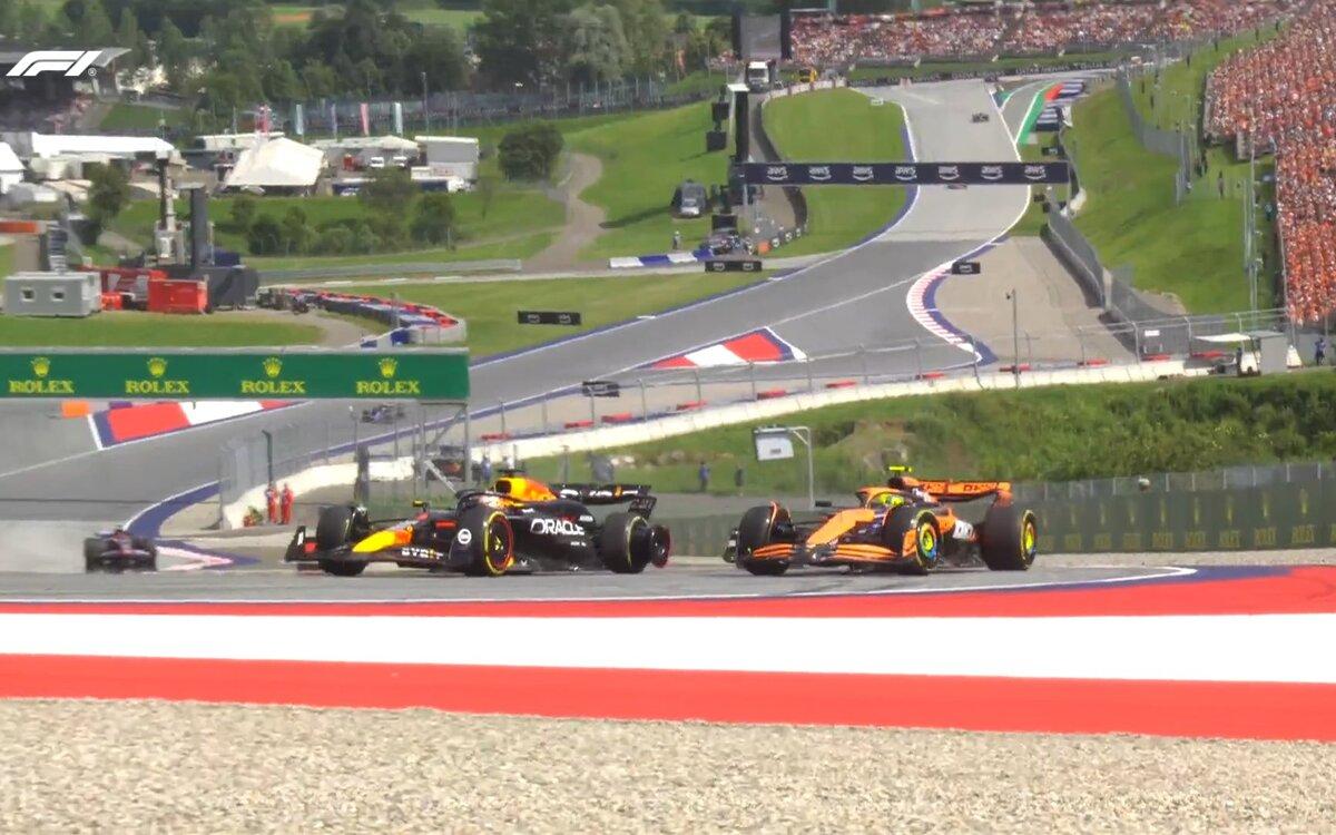 Max Verstappen a Lando Norris