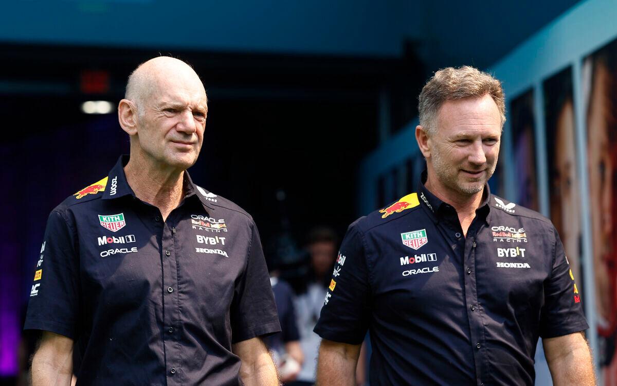 Adrian Newey a Christian Horner