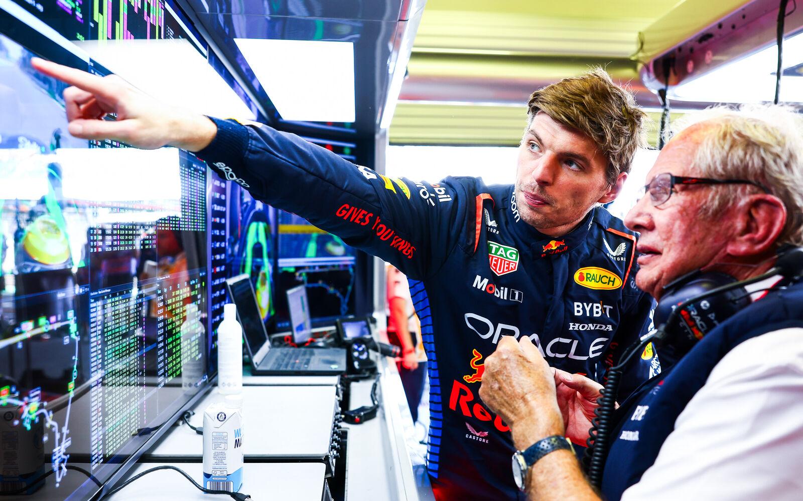 Max Verstappen a Helmut Marko