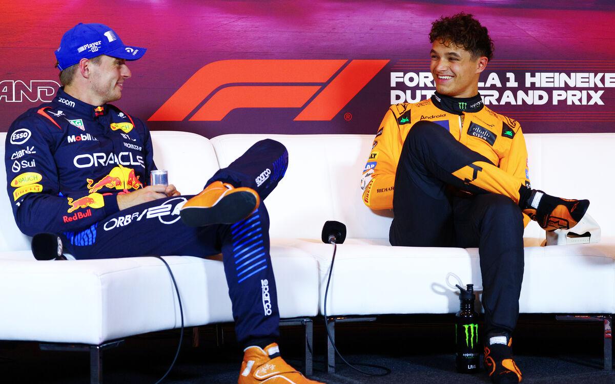 Max Verstappen a Lando Norris