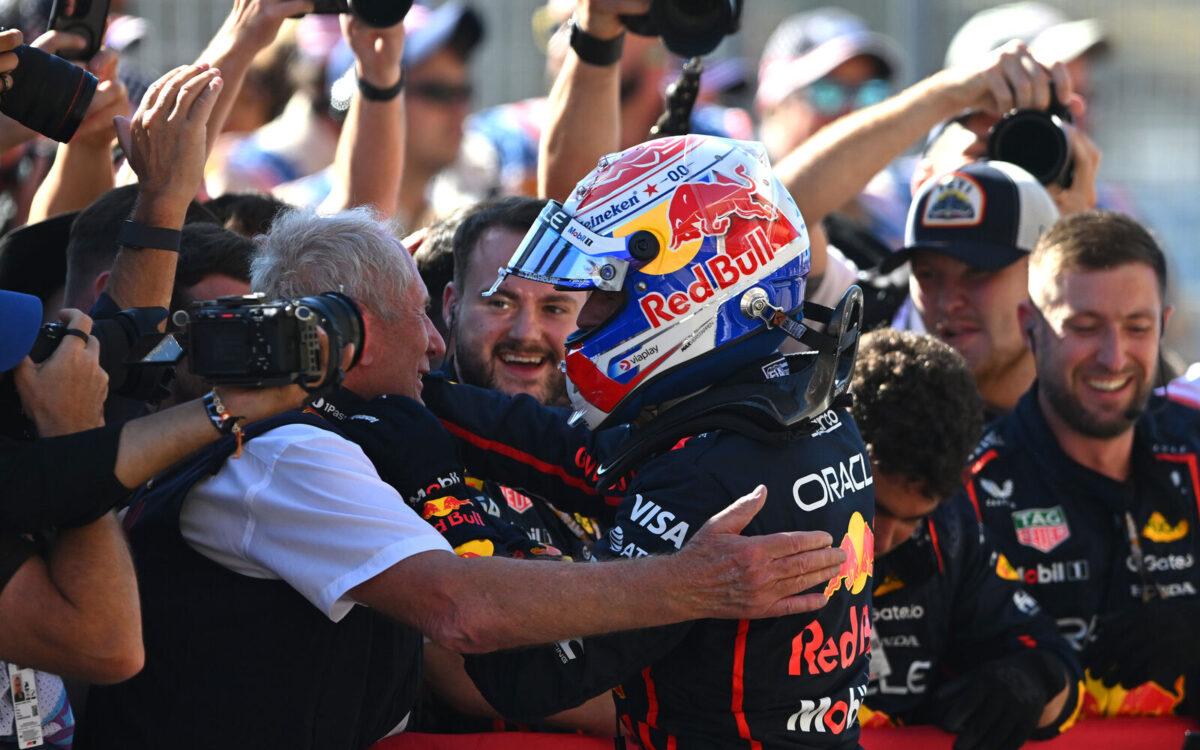 Max Verstappen a Helmut Marko