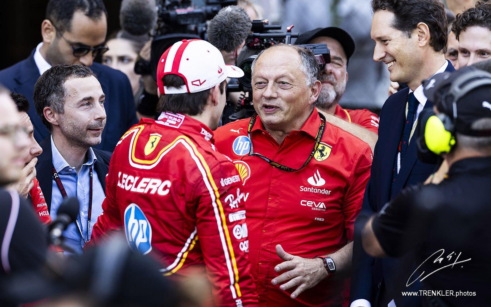 Frédéric Vasseur a Charles Leclerc