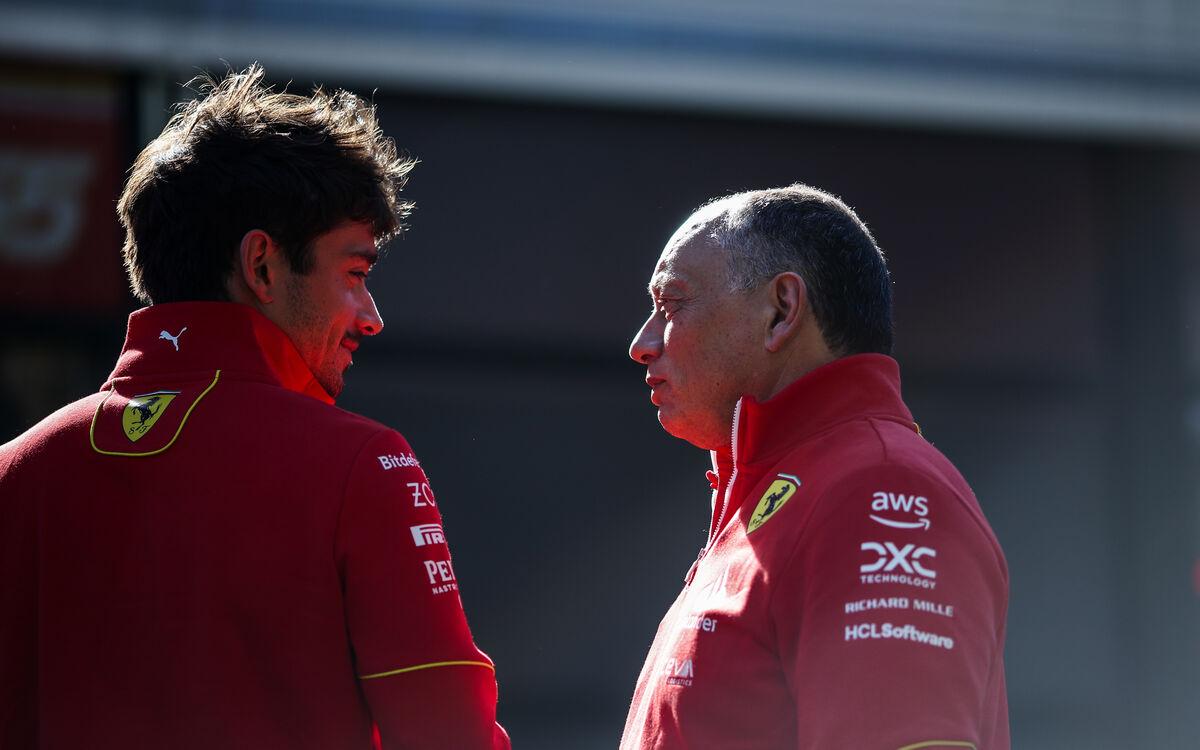 Charles Leclerc a Frédéric Vasseur