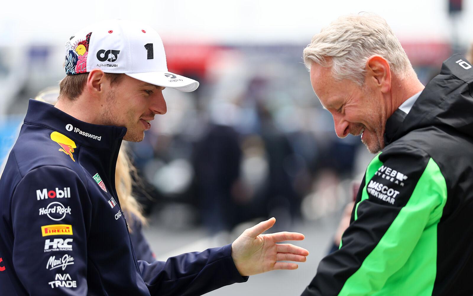 Max Verstappen a Jonathan Wheatley