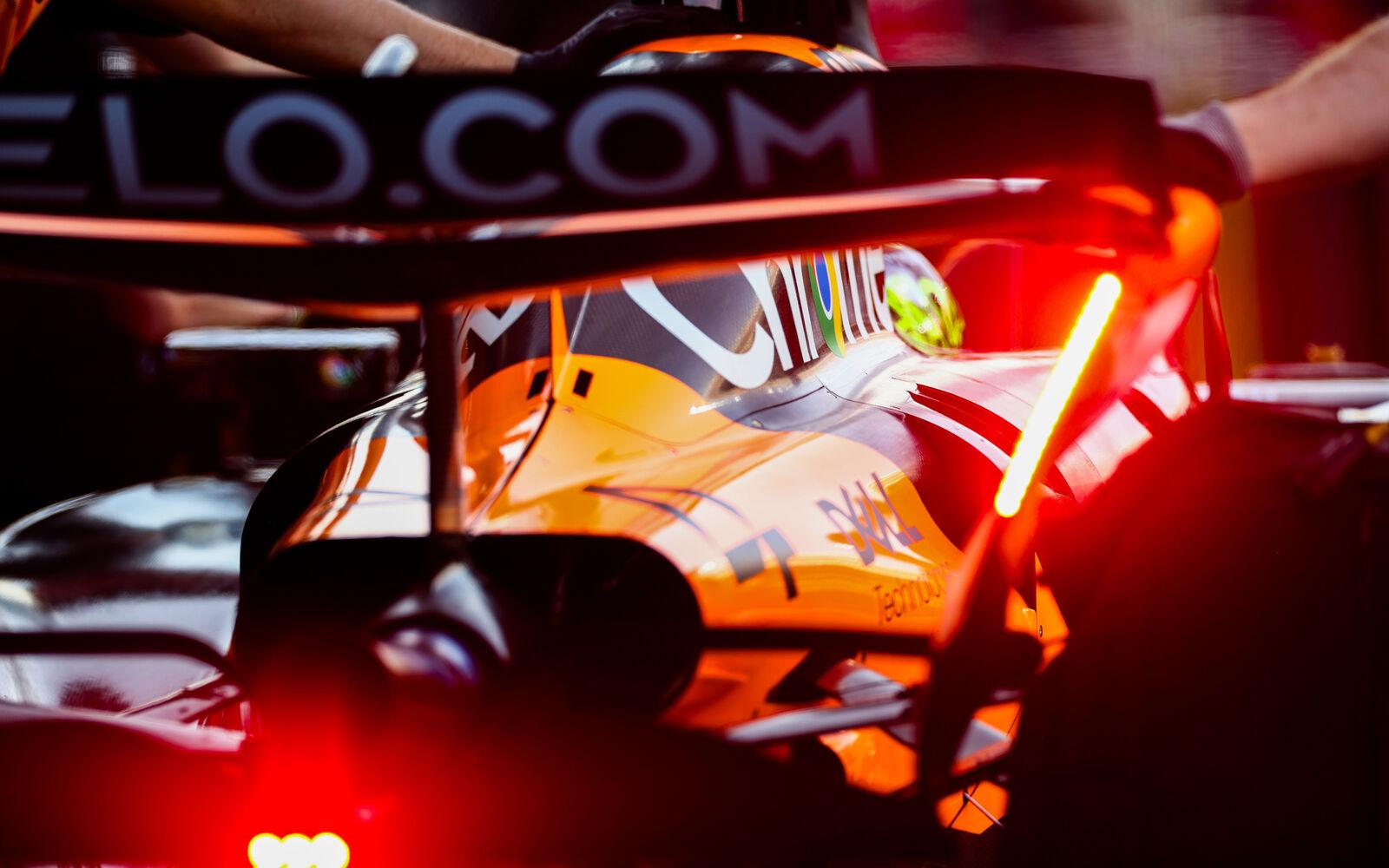Lando Norris, McLaren zozadu, chladenie