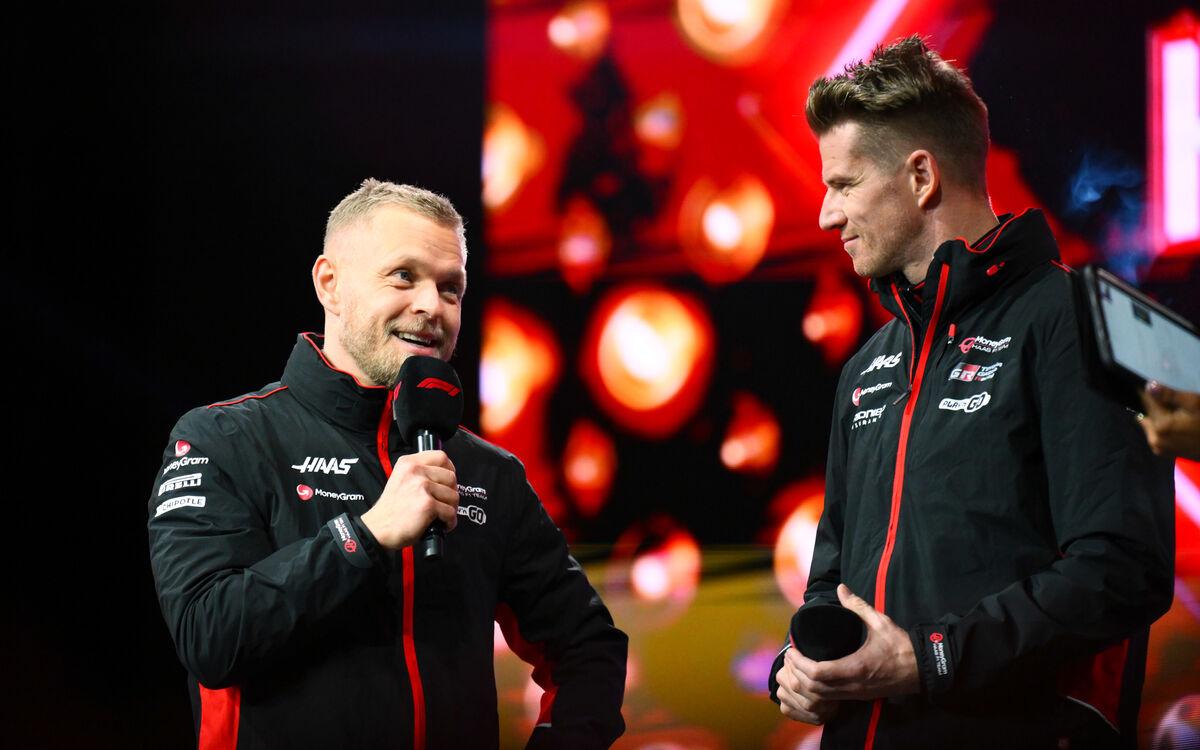 Kevin Magnussen a Nico Hülkenberg