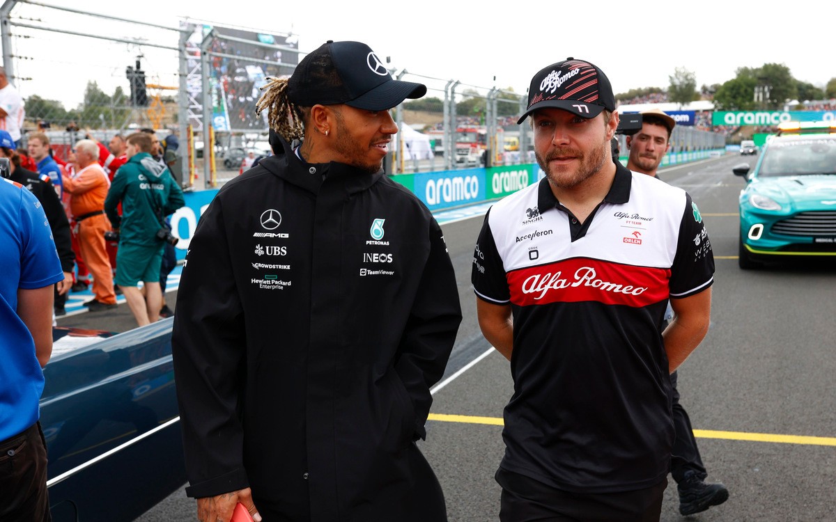 Lewis Hamilton a Valtteri Bottas