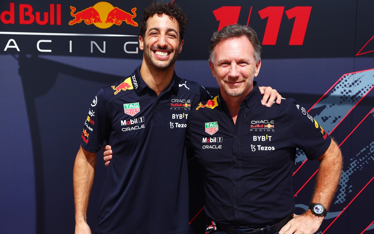 Daniel Ricciardo a Christian Horner