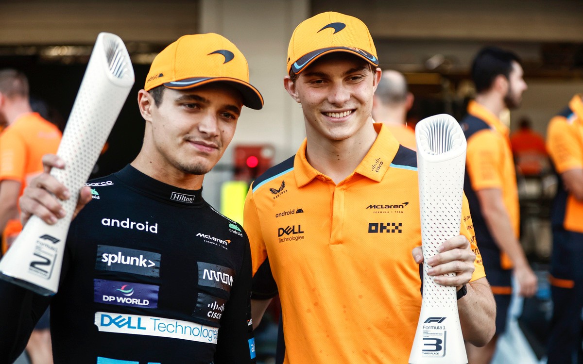 Lando Norris a Oscar Piastri