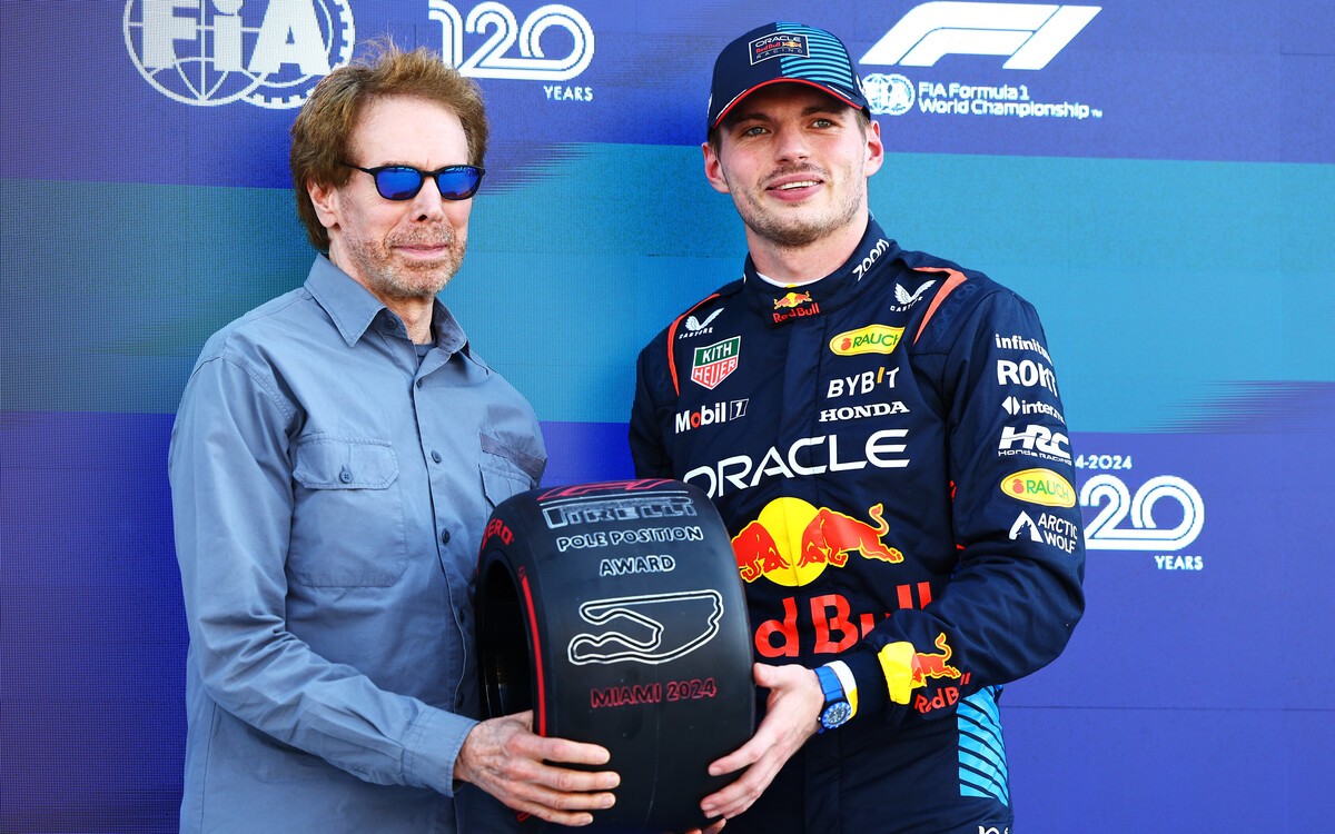 Jerry Bruckheimer a Max Verstappen