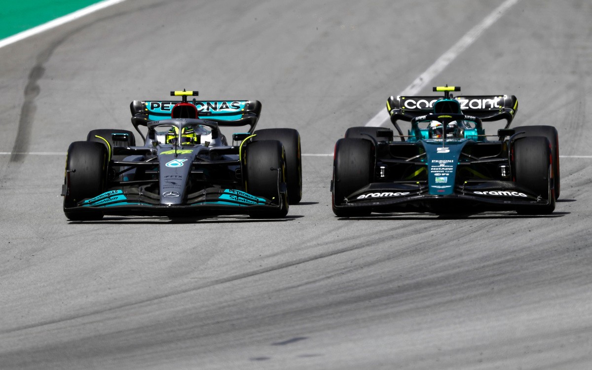 Lewis Hamilton a Sebastian Vettel