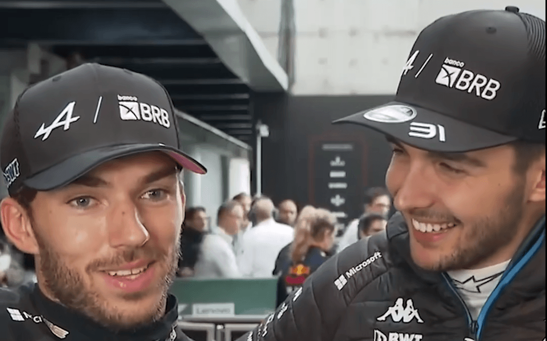 Pierre Gasly a Esteban Ocon