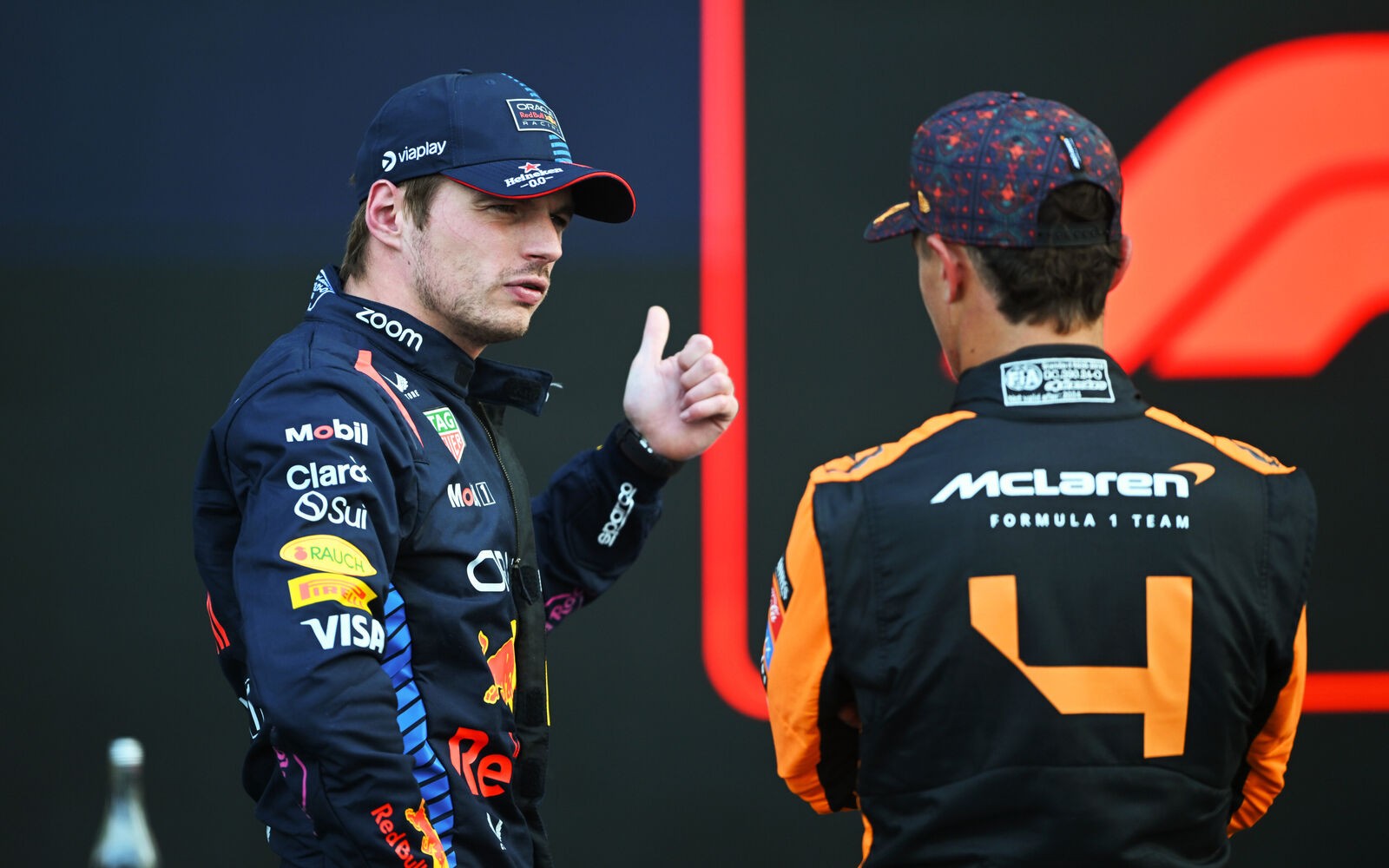 Max Verstappen a Lando Norris