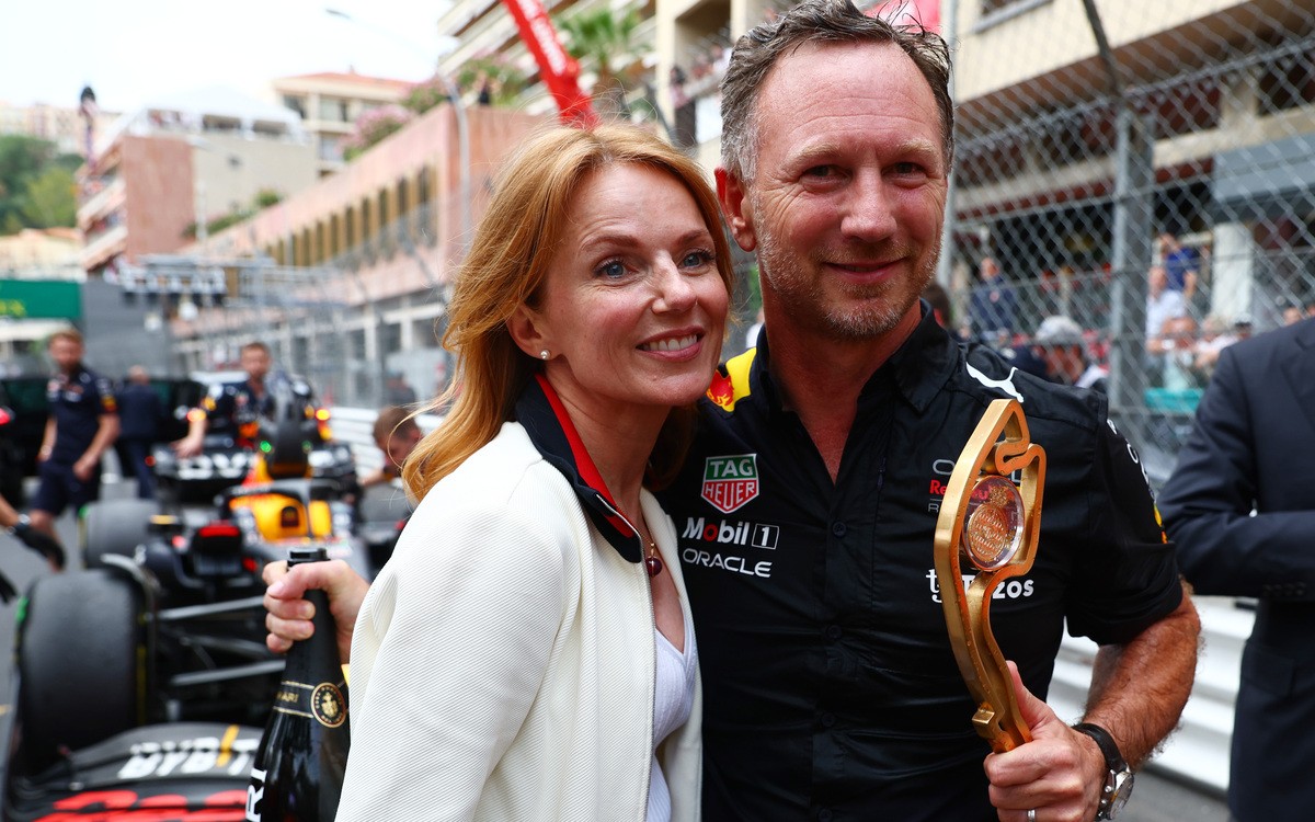 Christian Horner a Geri Halliwellová