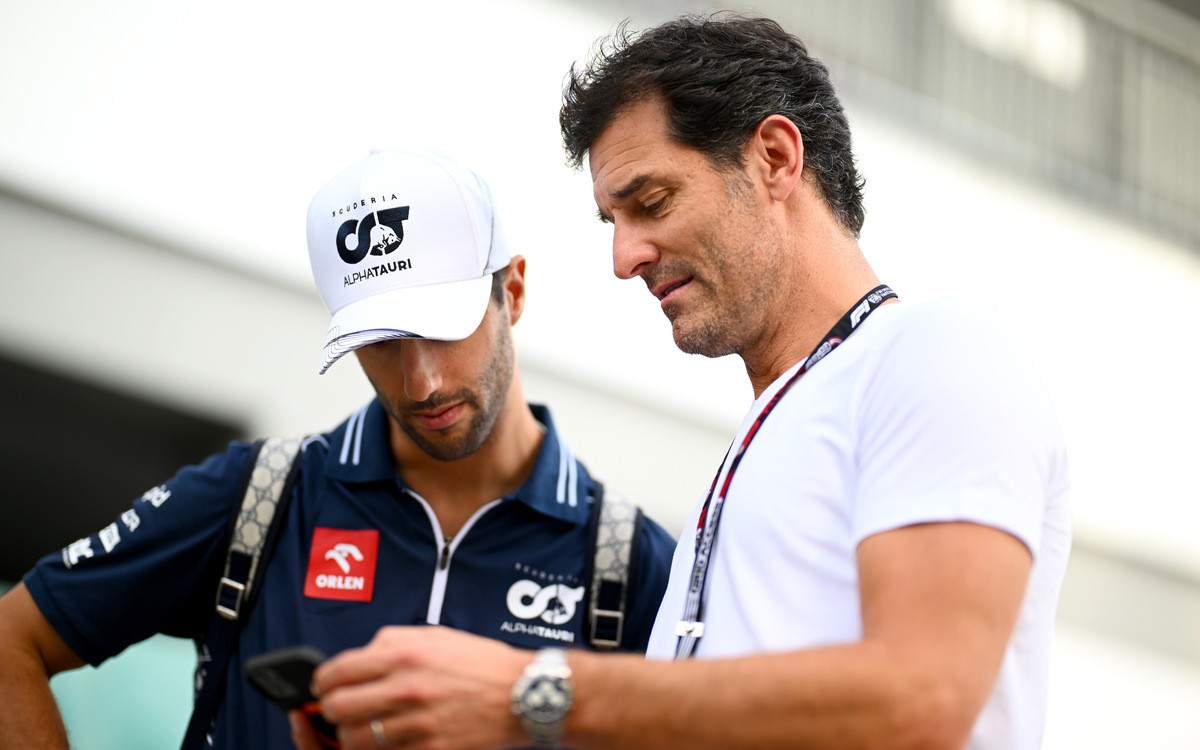 Daniel Ricciardo a Mark Webber