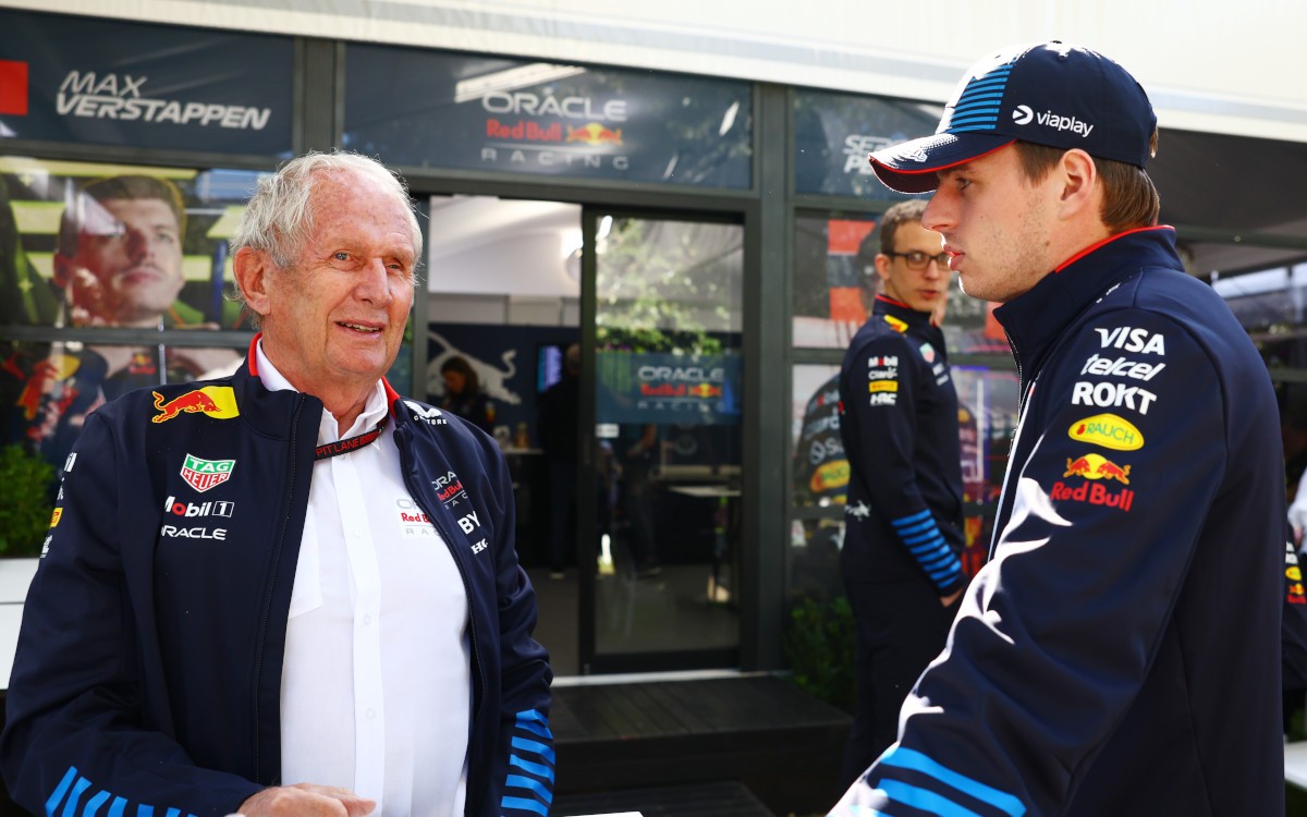 Helmut Marko a Max Verstappen