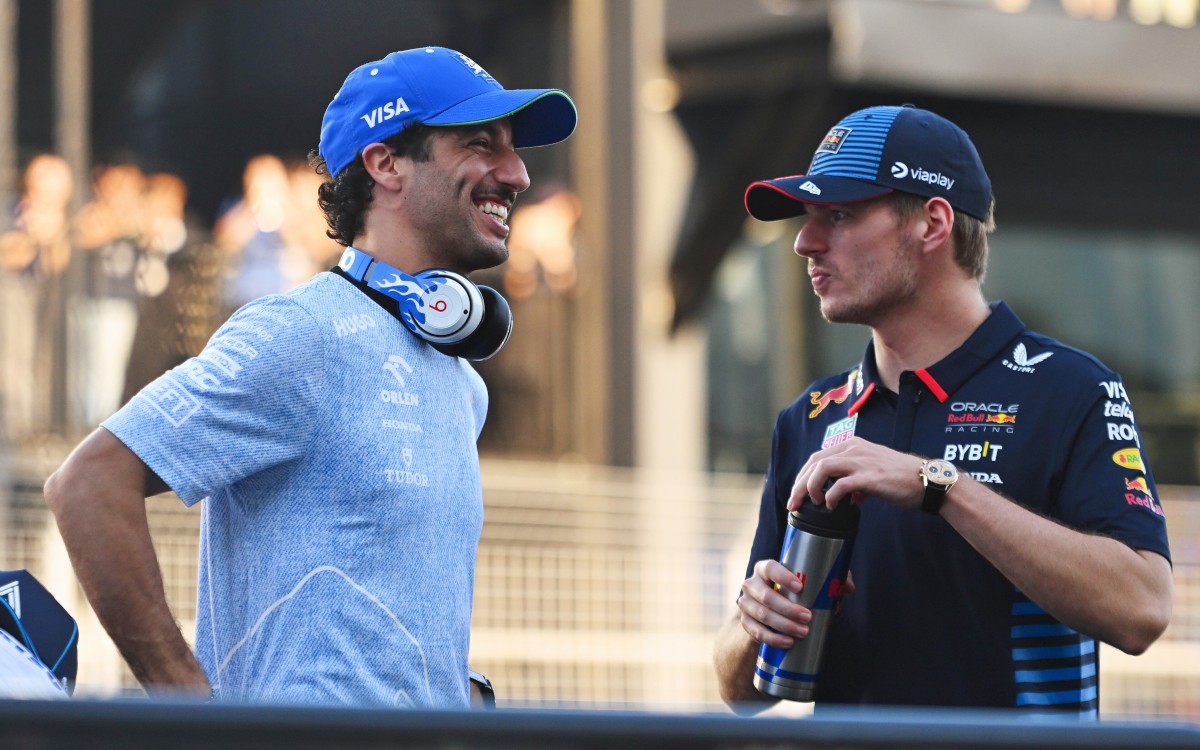 Daniel Ricciardo a Max Verstappen