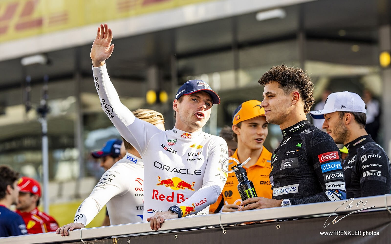 Max Verstappen a Lando Norris