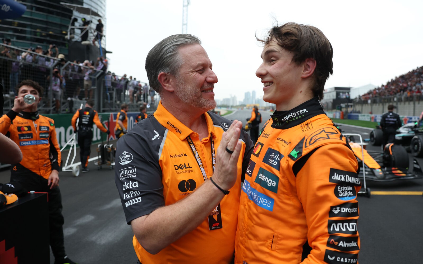 Zak Brown a Oscar Piastri