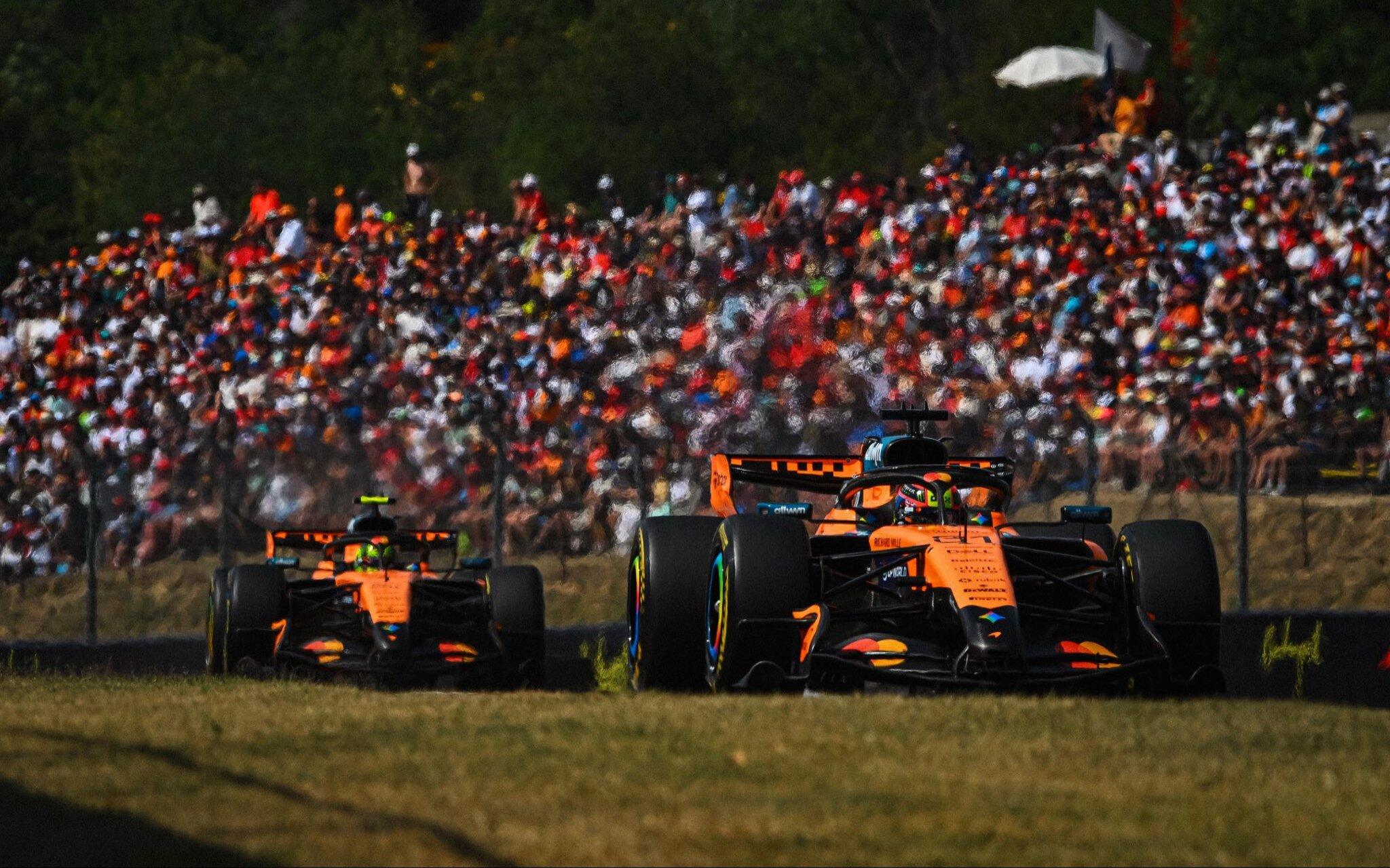 Oscar Piastri a Lando Norris