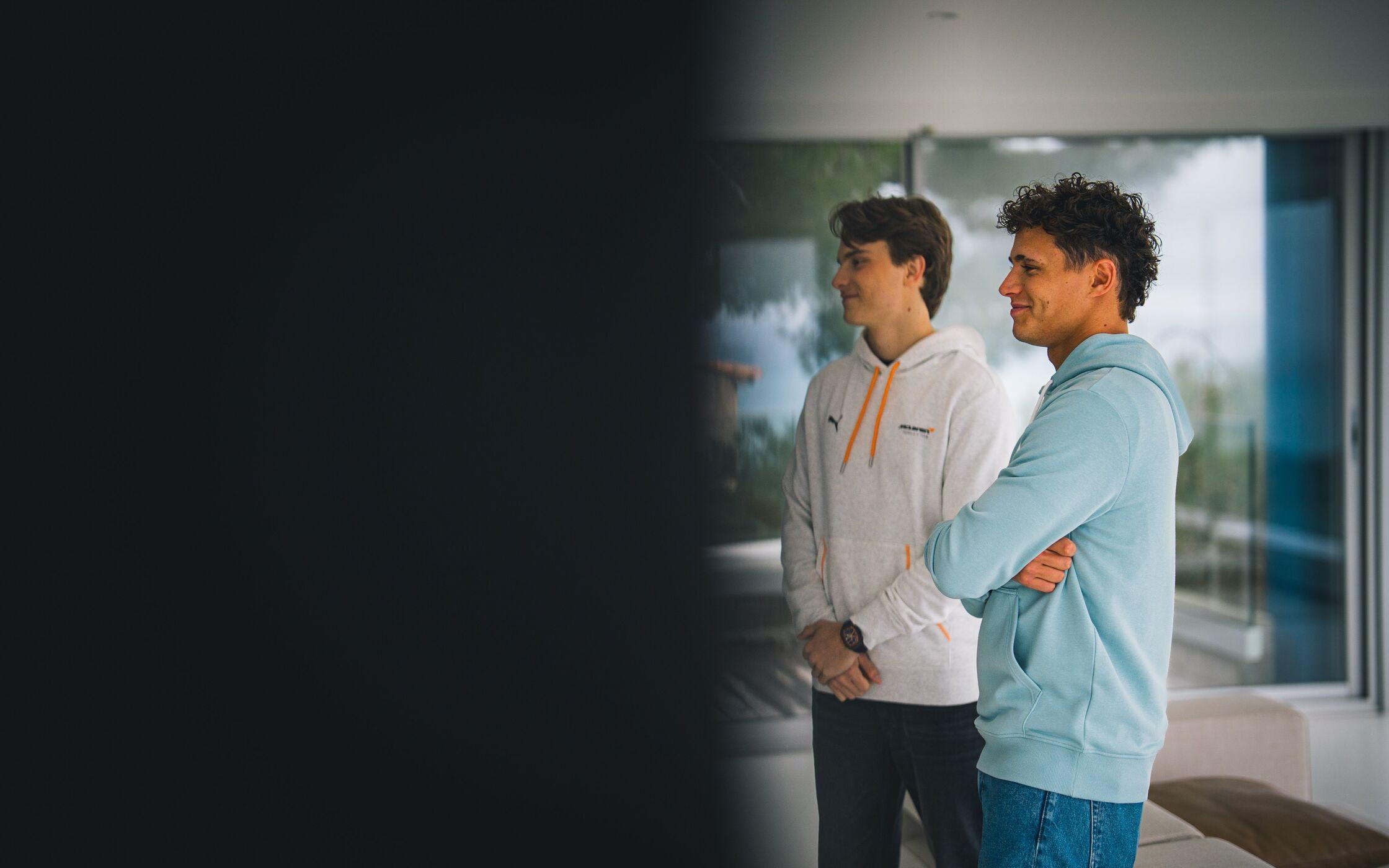 Lando Norris a Oscar Piastri